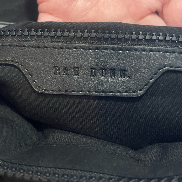 Rae Dunn Black Quilted Nylon Crossbody - Picture 3 of 7